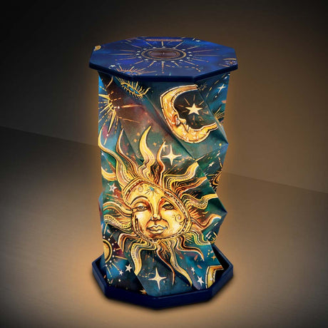 Celestial Foldable Lamp Rechargeable USB Powered 21cm - Shop LED Lighting At Gift Moments - 1