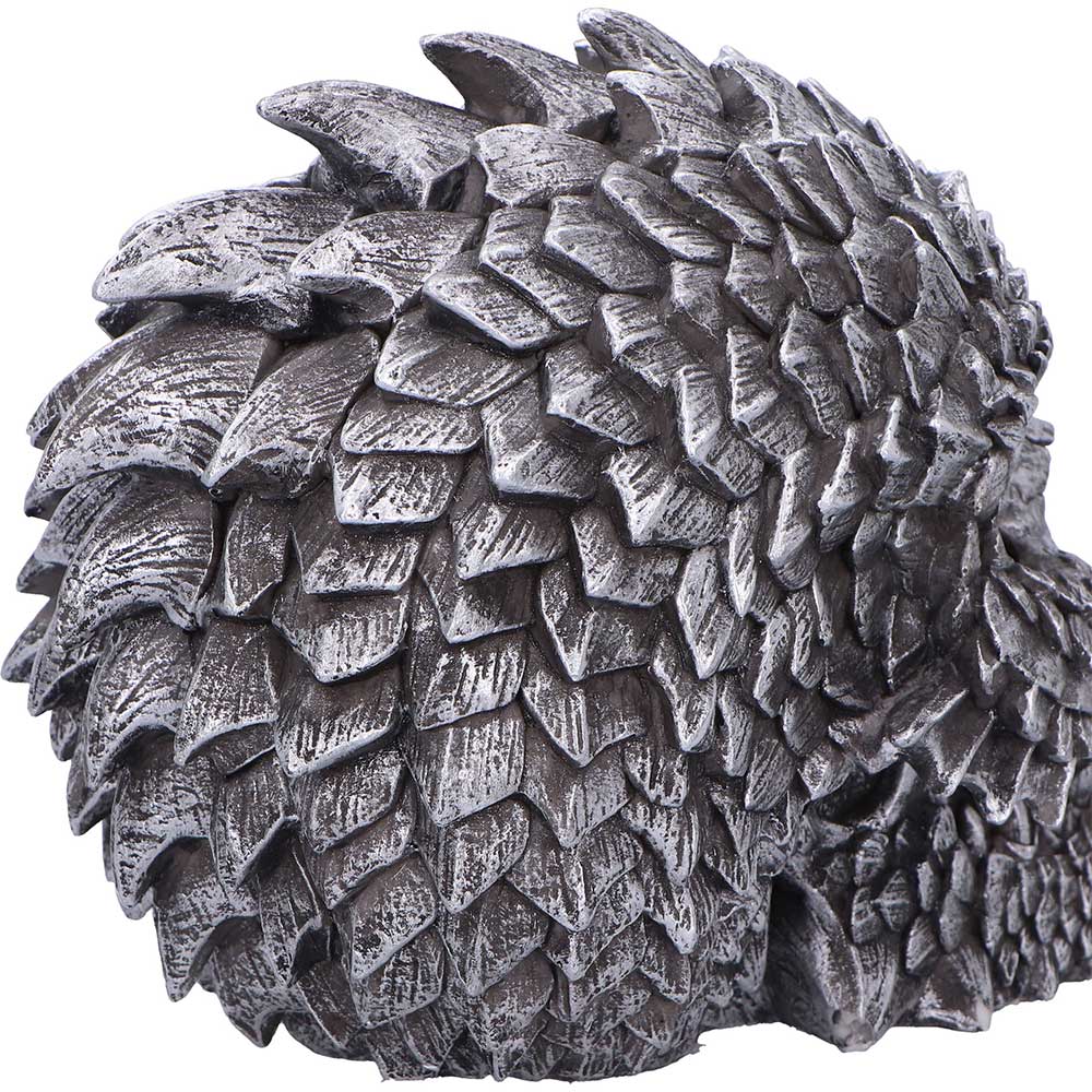 Scaled Remains Skull Figurine