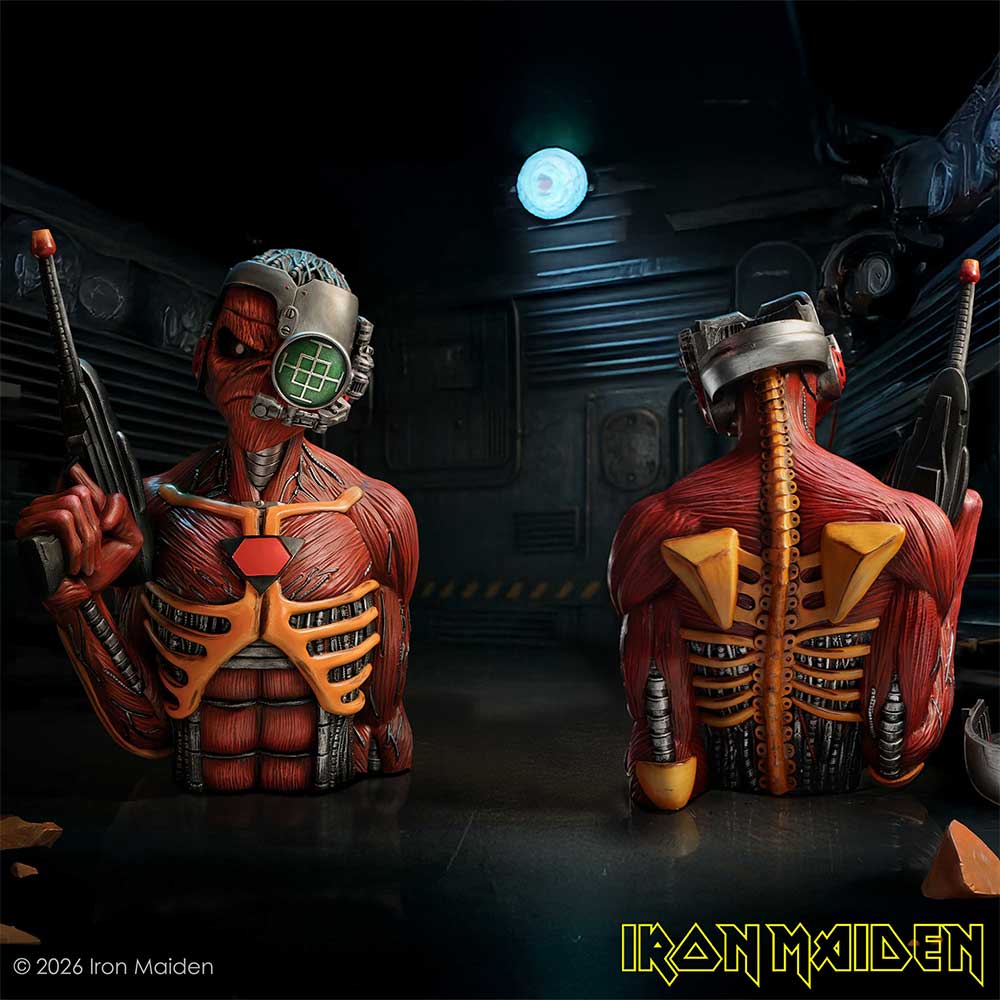 Iron Maiden Somewhere In Time Eddie Bust 29.8cm