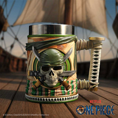 One Piece Zoro Tankard 15.5cm - Shop Tankards At Gift Moments - 1
