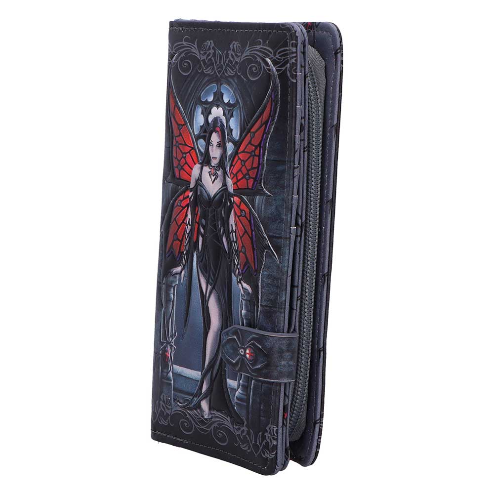 Aracnafaria Embossed Purse by Anne Stokes