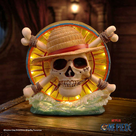 One Piece Luffy Jolly Roger LED Lamp 20.2cm - Shop Lamps At Gift Moments - 1