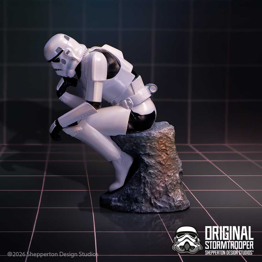 Officially Licensed Stormtrooper Overthinker Figurine 12cm - Shop Figurines Small (Under 15cm) At Gift Moments - 1