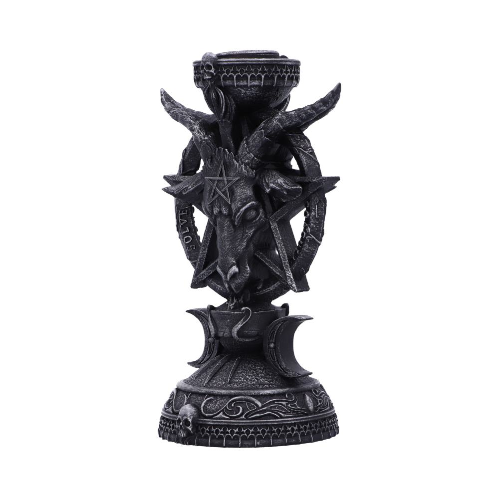 Baphomet Candle Holder 15.5cm: 3 - Candles & Holders By NN Designs