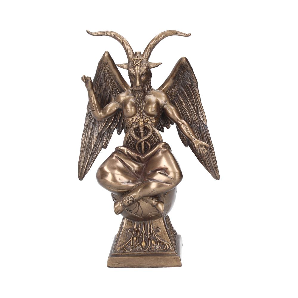 Baphomet Occult Mystical Figurine Bronze Gothic Ornament: 2 - Figurines Medium (15-29cm) By Gift Moments