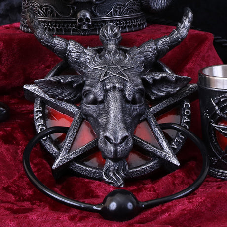 Baphomet Sabatic Goat Diety Door Knocker 20.5cm: 1 - Door Knockers By NN Designs