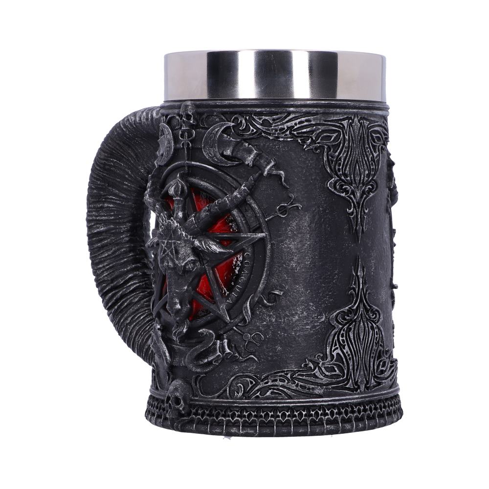Baphomet Sabatic Goat Diety Tankard 16.5cm: 4 - Tankards By NN Designs