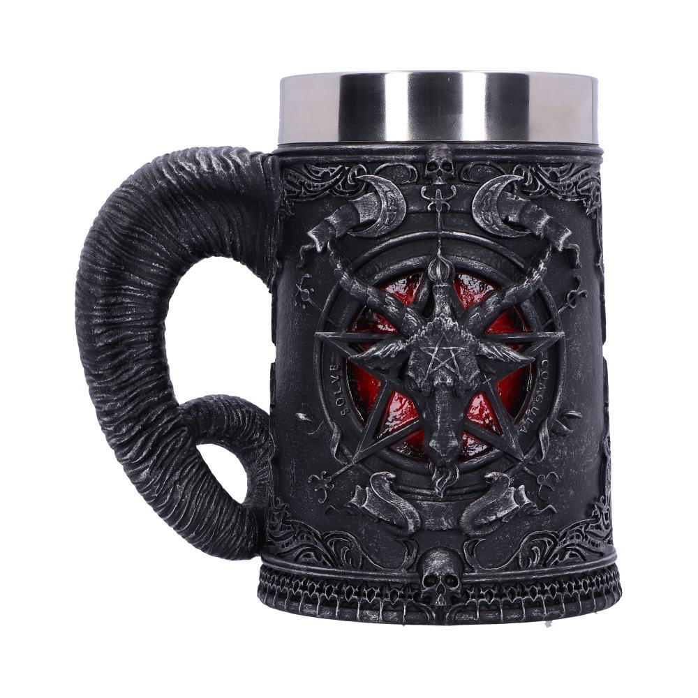 Baphomet Sabatic Goat Diety Tankard 16.5cm - Shop Tankards At Gift Moments - 5
