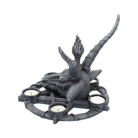 Baphomet Sabbatic Goat Diety Candle Holder: 4 Candles & Holders By NN Designs