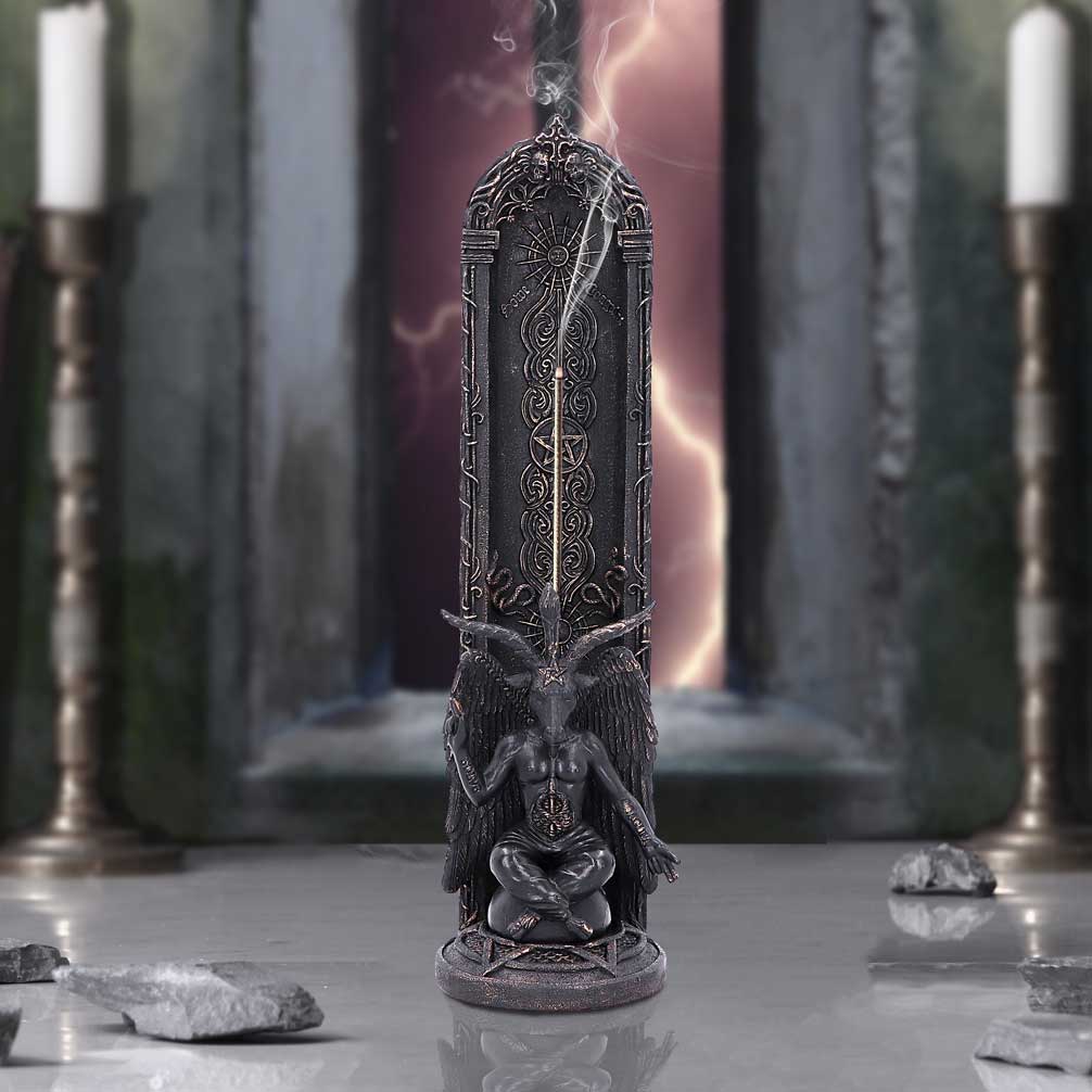 Baphomet’s Essence Incense Burner 23.9cm: 1 - Incense Holders By NN Designs