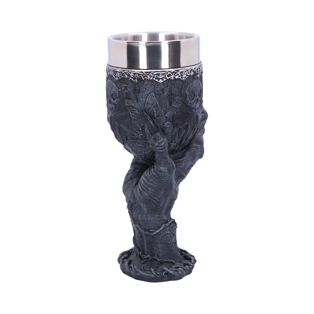 Baphomet’s Grasp Horror Hand Goblet Glass: 5 - Goblets & Chalices By NN Designs