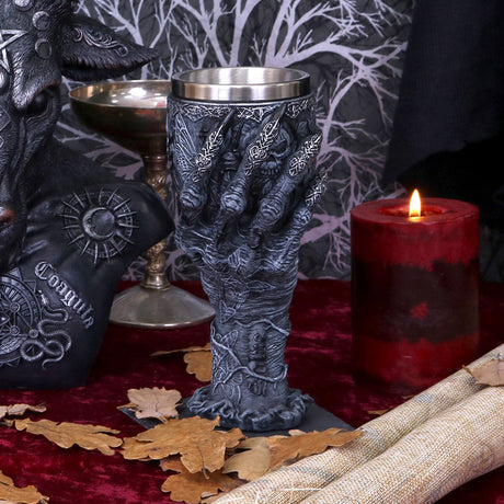 Baphomet’s Grasp Horror Hand Goblet Glass: 1 - Goblets & Chalices By NN Designs
