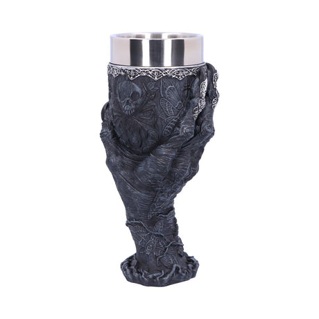 Baphomet’s Grasp Horror Hand Goblet Glass: 2 - Goblets & Chalices By NN Designs