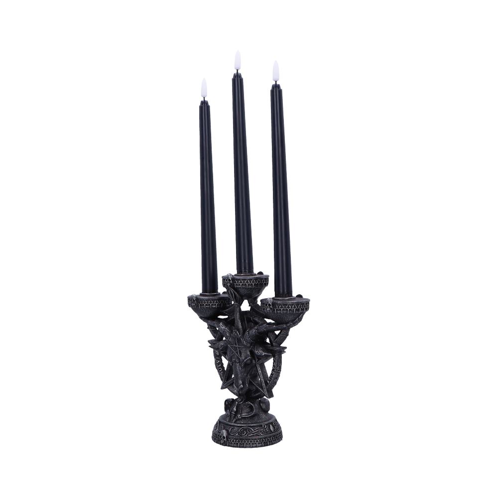 Baphomet’s Radiance Candelabra with LED Candles - Shop Candles & Holders At Gift Moments - 3