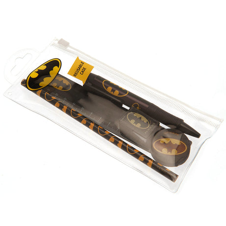 Batman 5pc Stationery Set: 3 - Pencil Cases & Sets By Batman