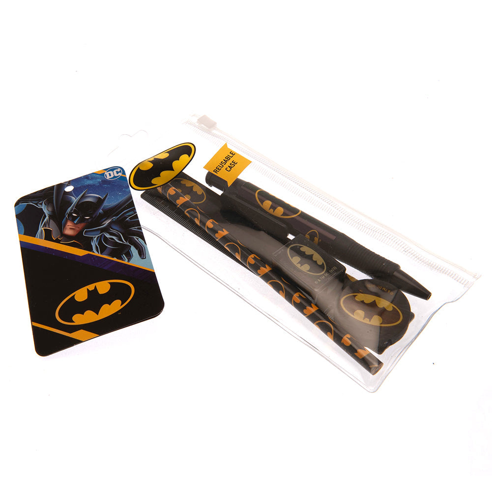 Batman 5pc Stationery Set - Shop Pencil Cases & Sets At Gift Moments - 2
