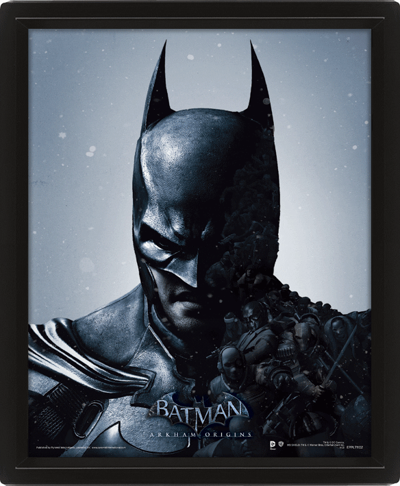 Batman Framed 3D Picture - Shop Posters At Gift Moments - 1