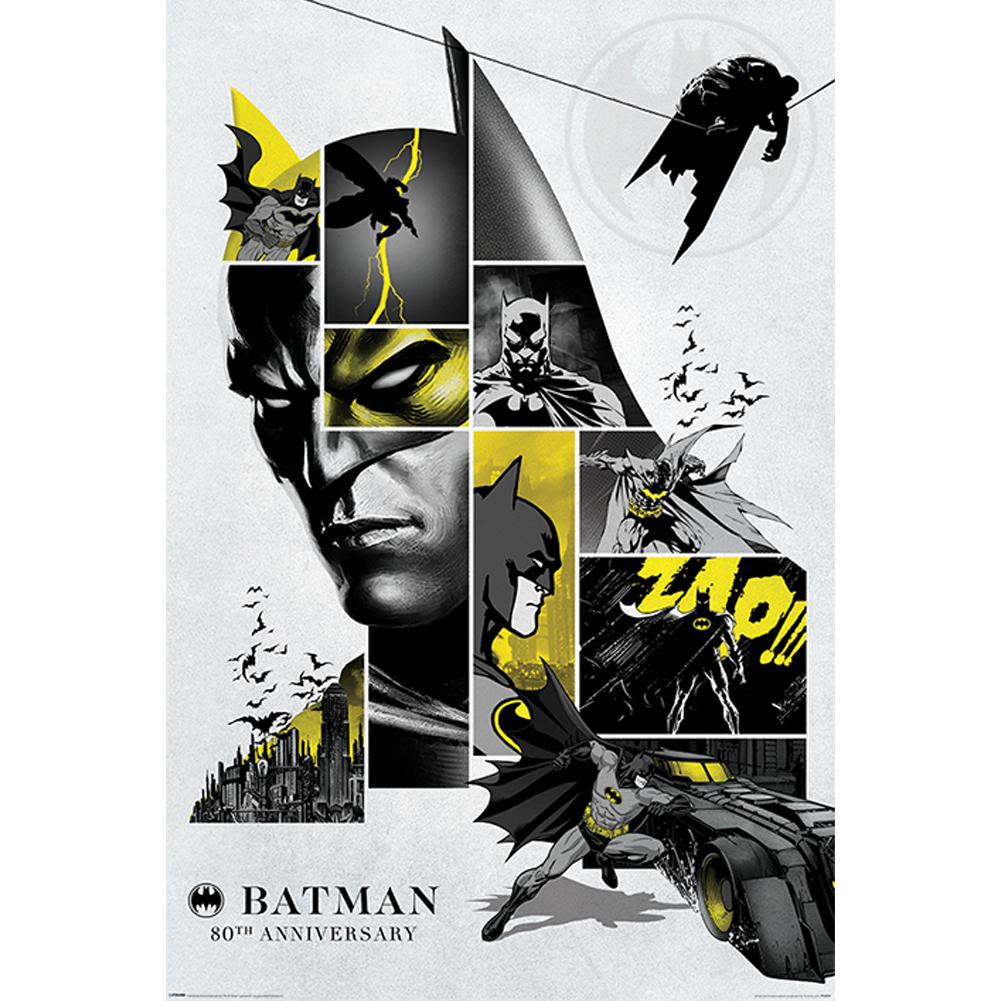 Batman Poster 80th Anniversary 122: 1 - Posters By Batman