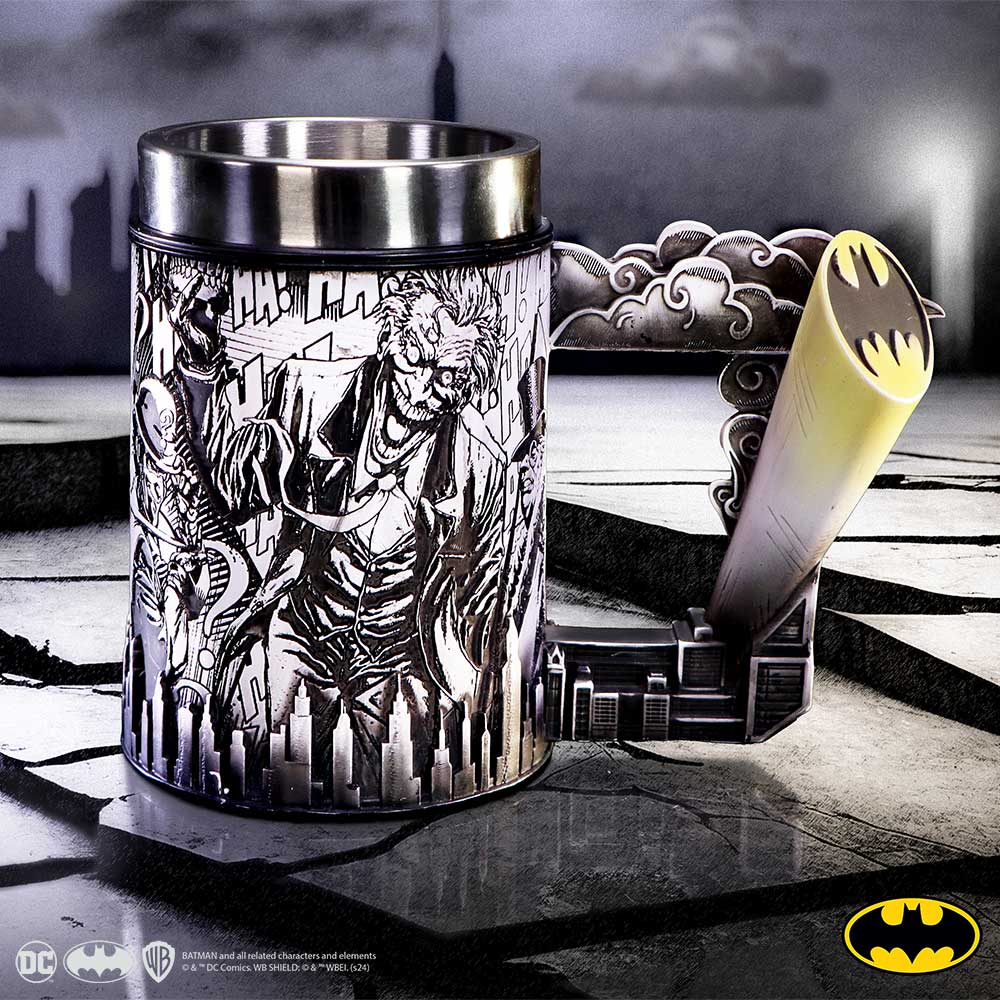Batman Super Villains Comic Strip Collectible Tankard - Shop Tankards At Gift Moments - 1