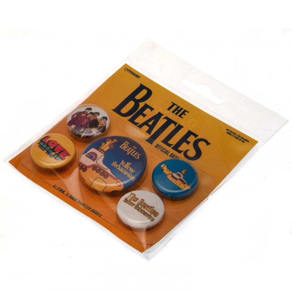 The Beatles Yellow Submarine Button Badge Set - Shop Badges At Gift Moments - 3