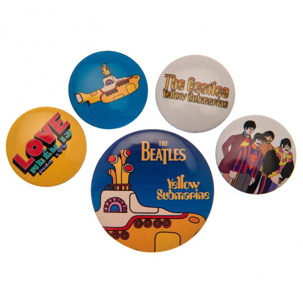 The Beatles Yellow Submarine Button Badge Set: 1 - Badges By The Beatles