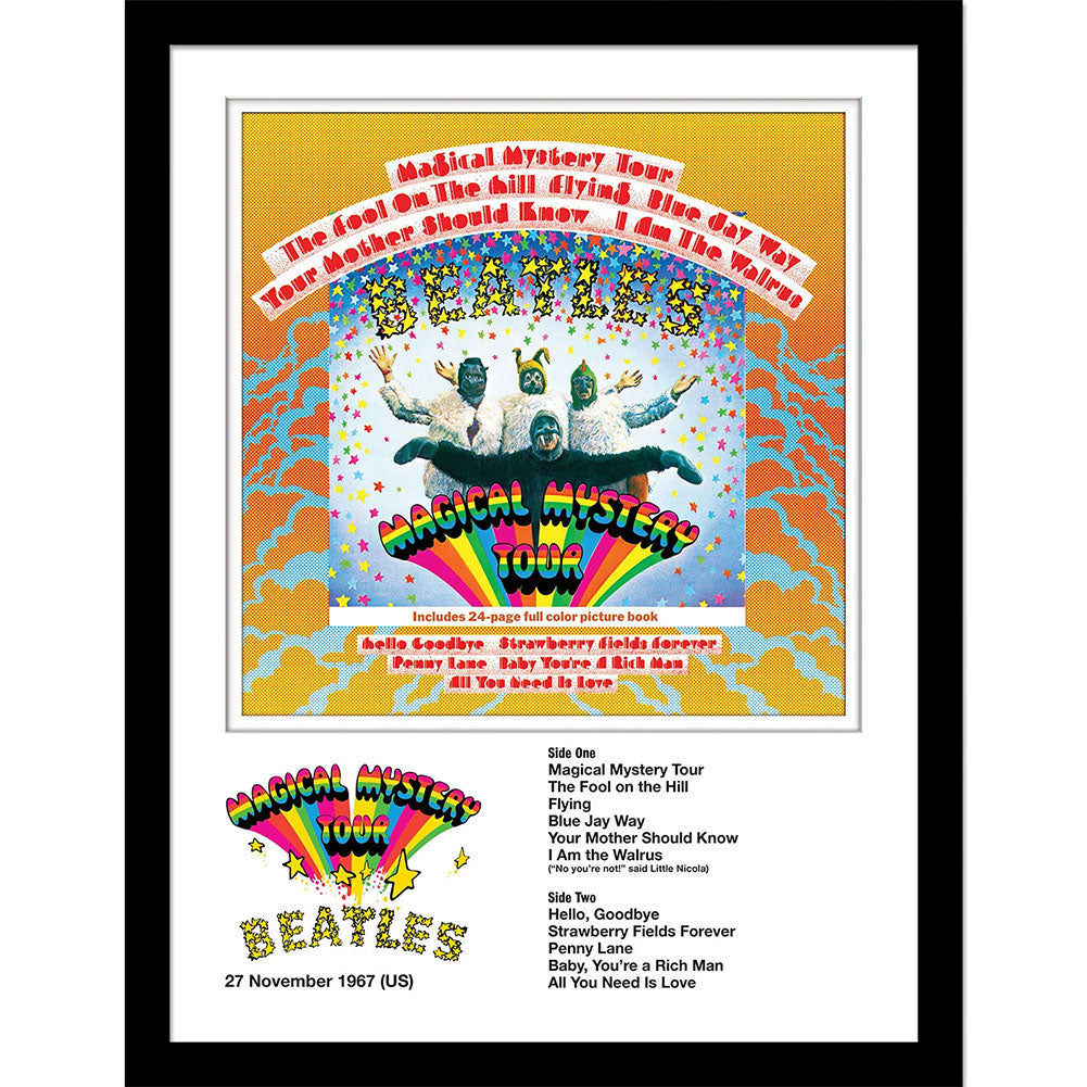 The Beatles Magical Mystery Tour Framed Collector Print: 1 - Framed Prints By The Beatles