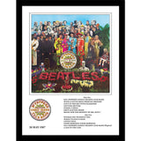 The Beatles Sgt Pepper Framed Collector Print: 1 - Framed Prints By The Beatles