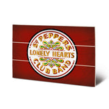 The Beatles Sgt. Pepper Wood Print: 1 - Wall Art By The Beatles