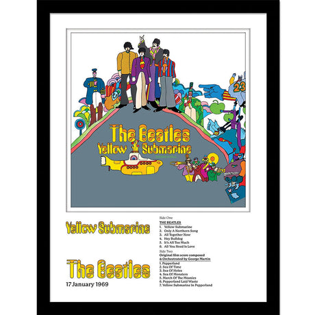 The Beatles Yellow Submarine Framed Collector Print: 1 - Framed Prints By The Beatles