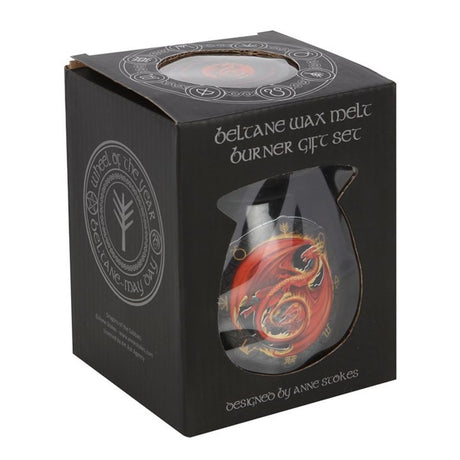 Beltane Wax Melt Burner Gift Set by Anne Stokes: 5 - Oil & Wax Burners By Gift Moments