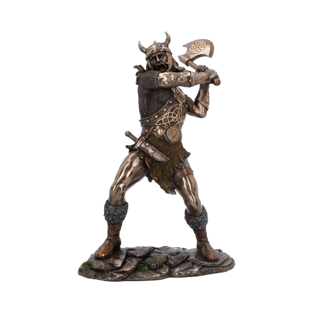 Berserker bronze Viking medium warrior figurine with axe: 2 - Figures & Collectables By Gift Moments