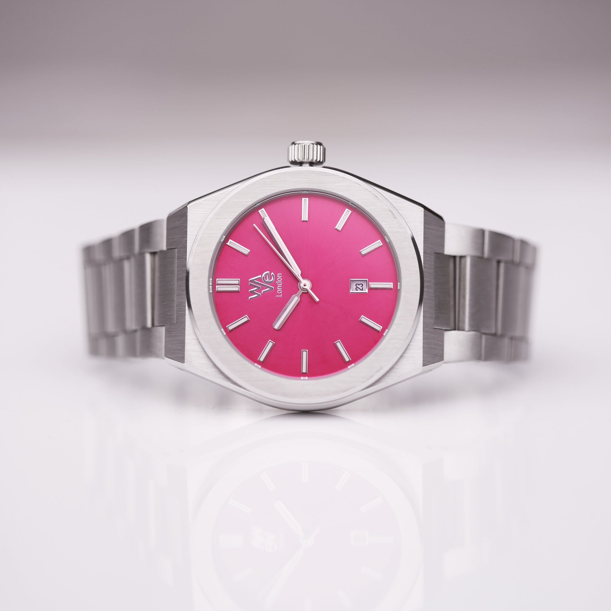 Bespoke Architect Wave Watch in Blush Ripple: 4 - Watches By Architect Watches
