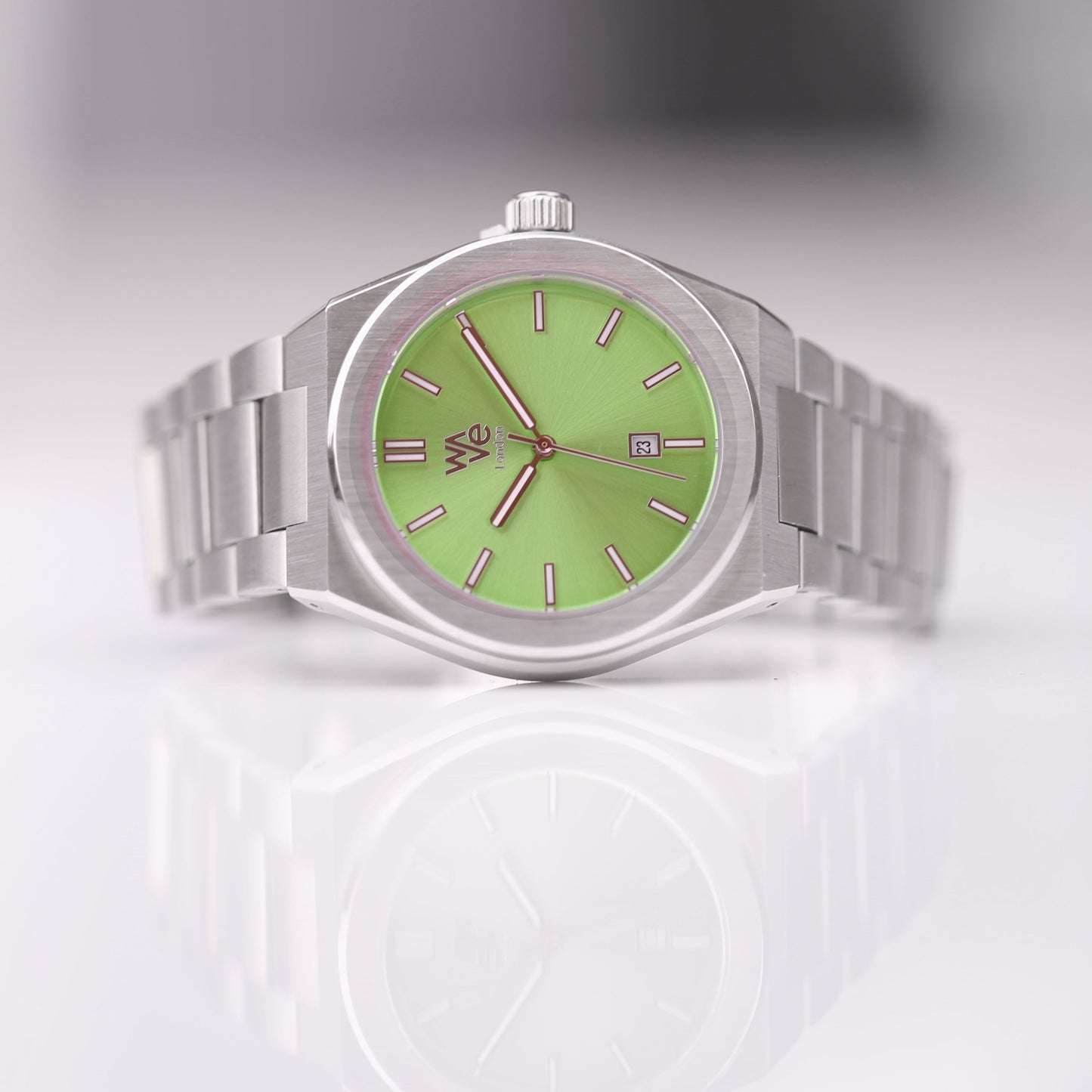 Bespoke Architect Wave Watch in Lime Surge: 3 - Watches By Architect Watches