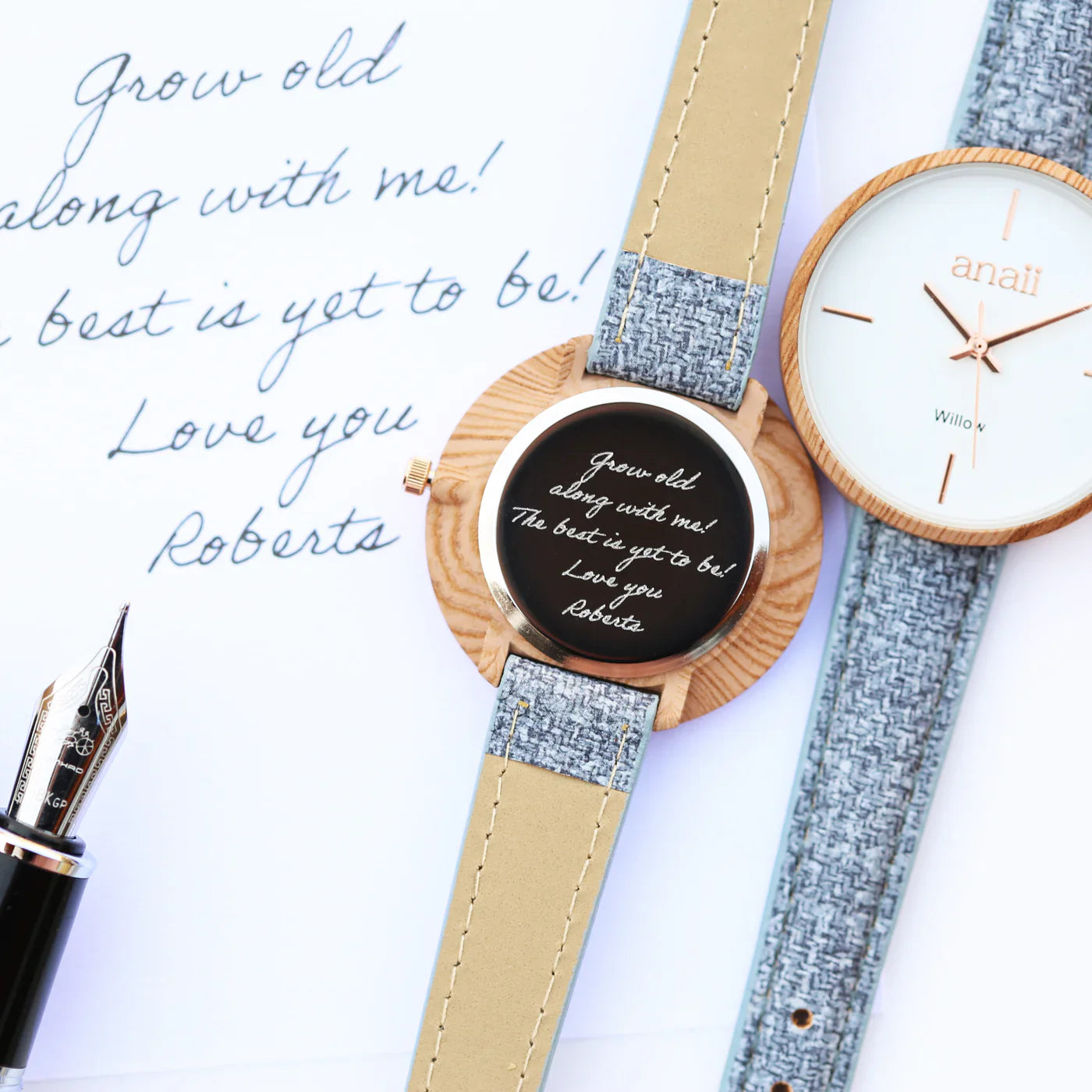 Bespoke Ladies Anaii Watch Lake Blue: 1 - Watches By Gift Moments