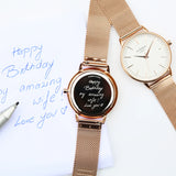Architēct Blanc Rose Gold Mesh Watch: 1 - Watches By Architect Watches