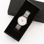 Bespoke Ladies Architect Blanc Watch Silver Mesh - Shop Watches At Gift Moments - 4