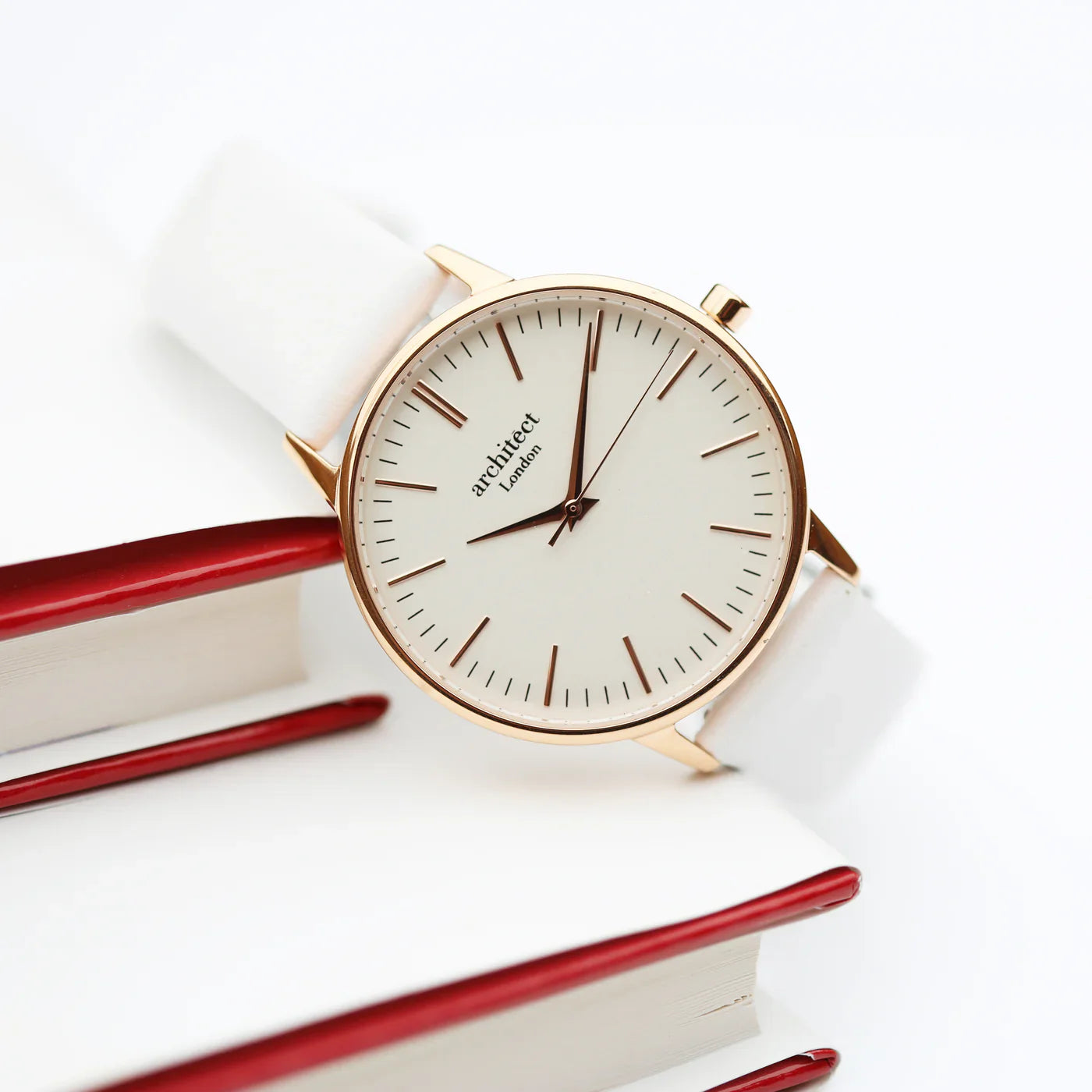 Bespoke Ladies Architēct Blanc Watch White: 3 - Watches By Architect Watches