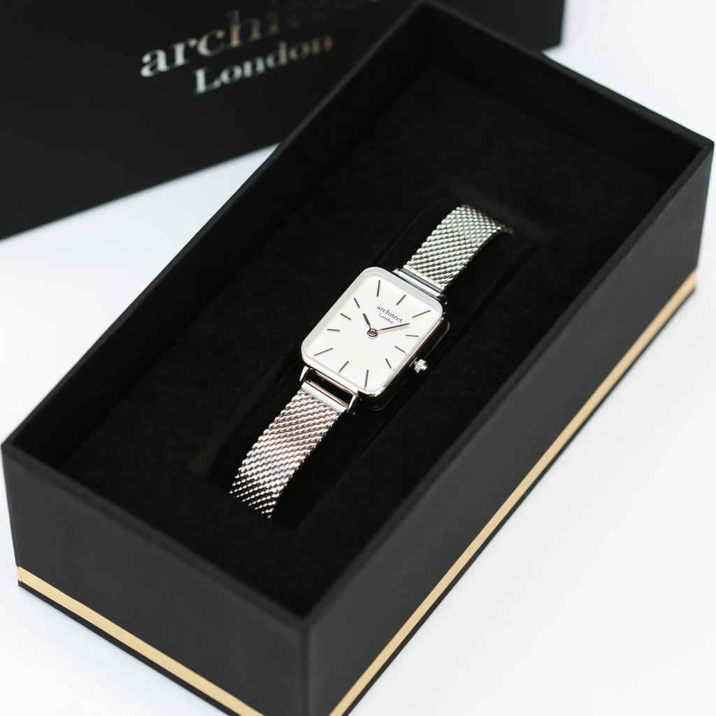 Bespoke Ladies Architēct Lille Watch Cloud Silver - Shop Watches At Gift Moments - 3