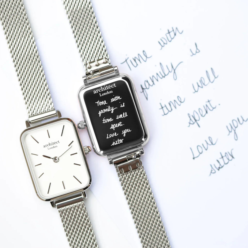 Bespoke Ladies Architēct Lille Watch Cloud Silver - Shop Watches At Gift Moments - 1