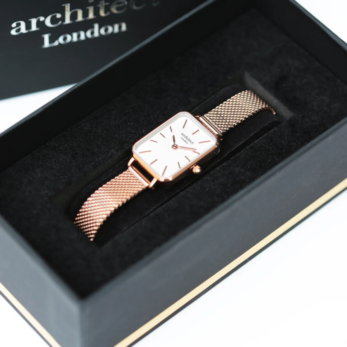 Bespoke Ladies Architēct Lille Watch Rose Gold: 3 - Watches By Architect Watches