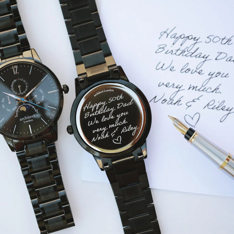 Bespoke Men’s Architect Apollo Watch Black: 1 - Watches By Architect Watches
