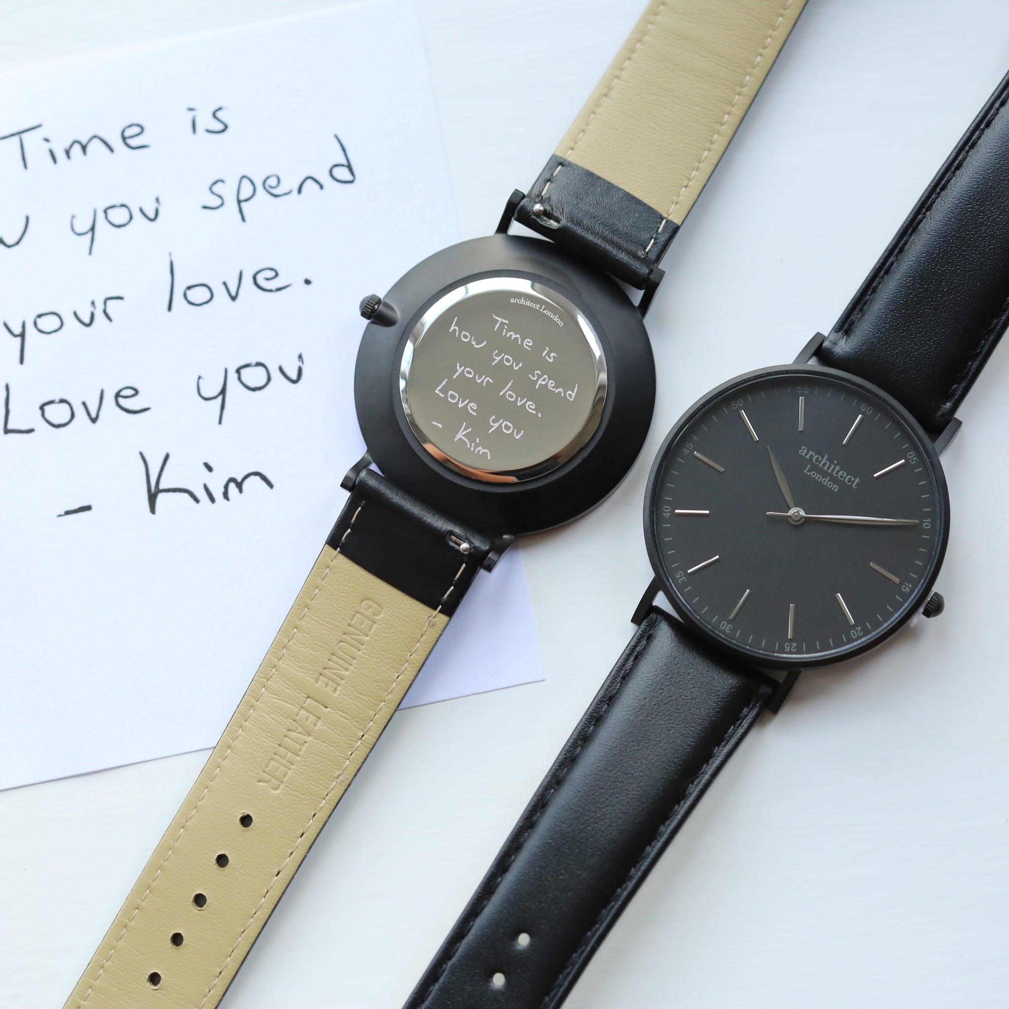 Bespoke Men’s Architect Minimalist Black Contactless Payment Watch: 4 - Watches By Architect Watches