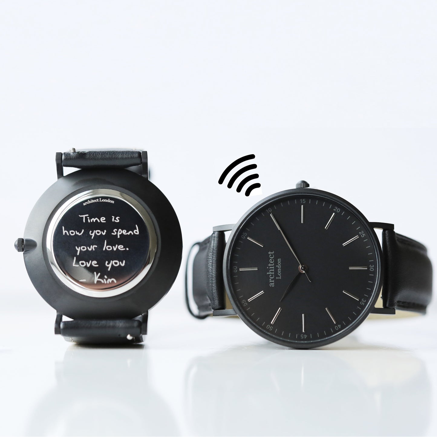 Bespoke Men’s Architect Minimalist Black Contactless Payment Watch: 1 - Watches By Architect Watches