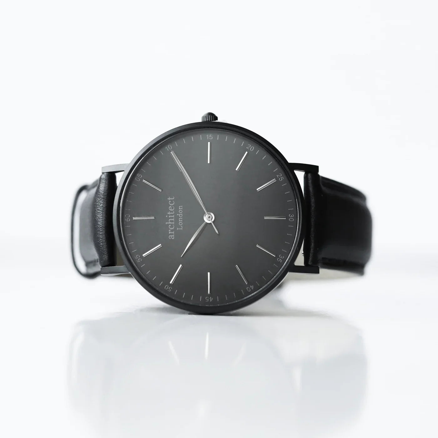 Bespoke Men’s Architect Minimalist Watch Jet Black: 5 - Watches By Architect Watches