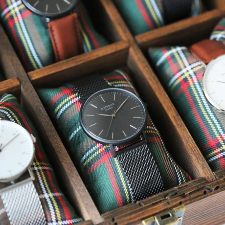 Bespoke Men’s Architect Minimalist Watch Pitch Black Mesh: 4 - Watches By Architect Watches