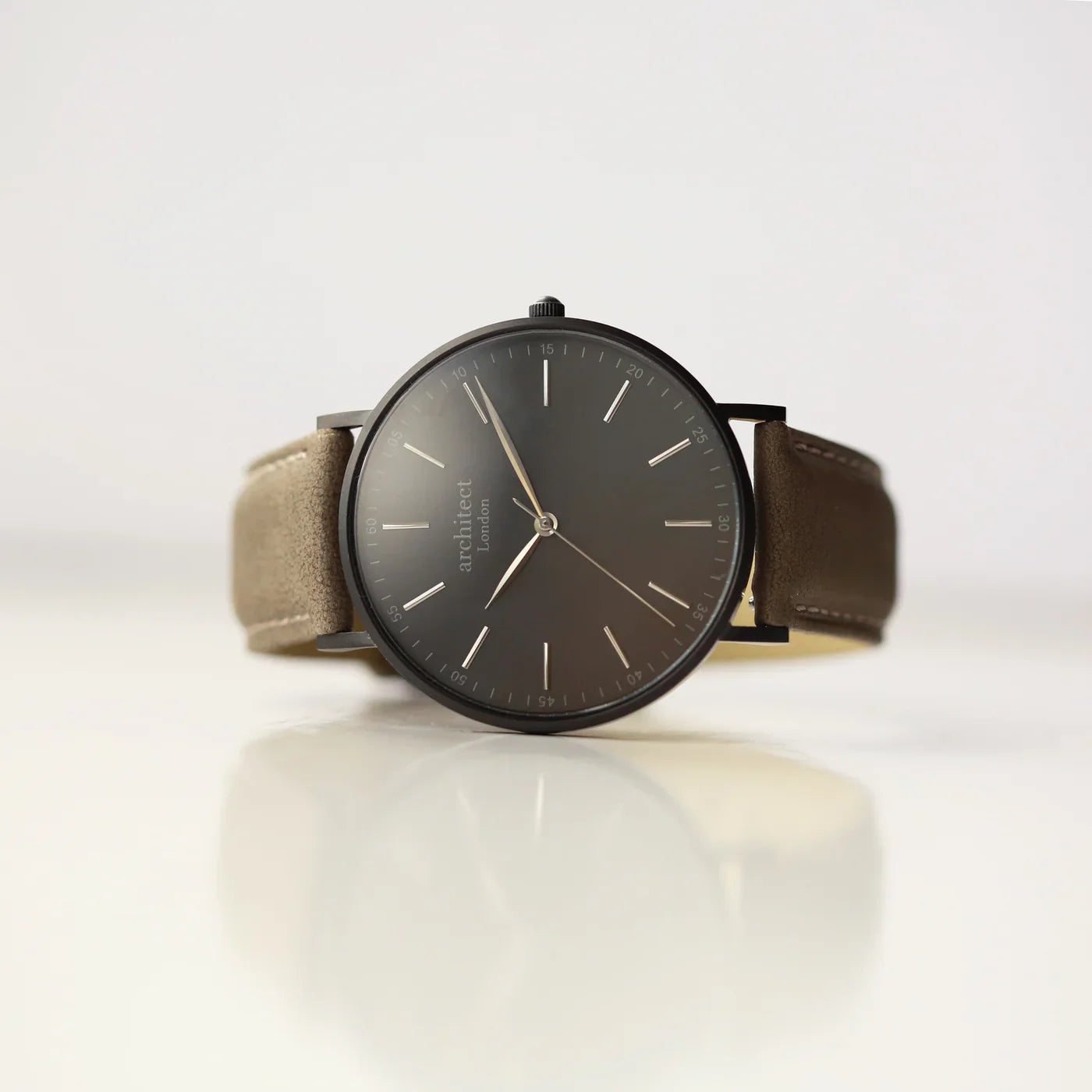 Bespoke Men’s Architect Minimalist Watch Urban Grey: 2 - Watches By Architect Watches