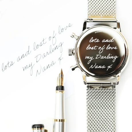 Bespoke Men’s Architect Motivator Green Silver: 5 - Watches By Architect Watches