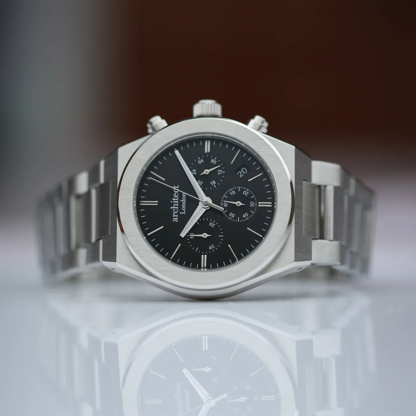 Bespoke Men’s Architect Orbix Black Watch: 8 - Watches By Architect Watches