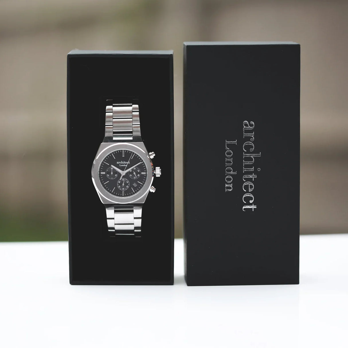Personalised Architect Orbix Black Watch: 5 - Watches By Architect Watches