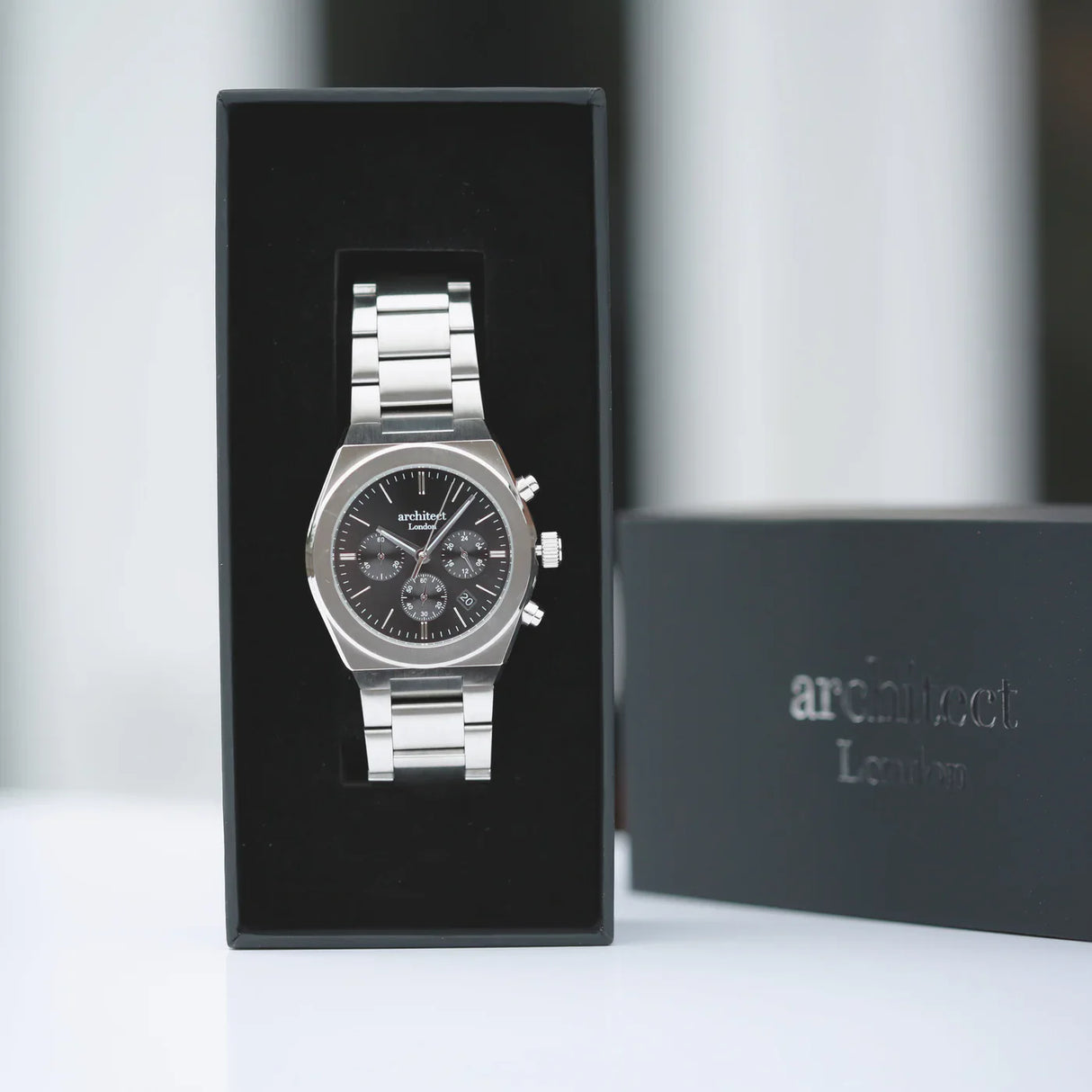 Personalised Architect Orbix Black Watch: 6 - Watches By Architect Watches